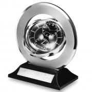 Globe photo & Logo clocks