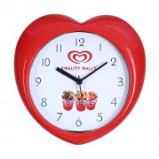 Red Heart Wall Clock