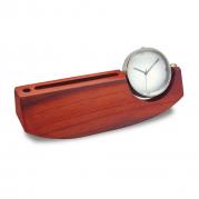 Globe photo & Logo clocks
