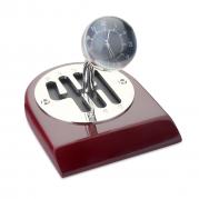 Globe photo & Logo clocks