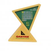 Triangular Table Calender & Pen Stand (w/o Pens)