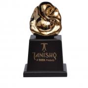 Wooden Paper Weight Ganesh (Golden)