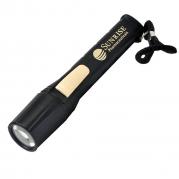 Black LED Torch ( Rs.12.00 extra for 2 Batteries)
